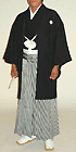 袴の男性祝用着の一例の写真です。